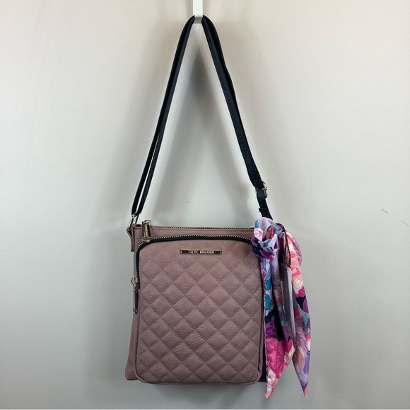 Steve Madden Cross Body/ Card Case Set Mauve - Picture 1 of 11